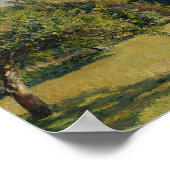 Poster Gustave Caillebotte - Un jardin à Trouville (Coin)