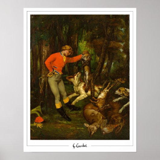 Poster Gustave Courbet Beaux-Arts #3 (Devant)