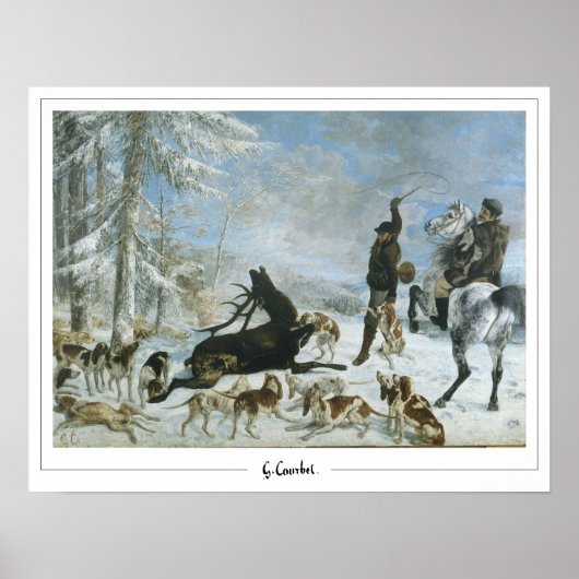 Poster Gustave Courbet Beaux-Arts #421 (Devant)