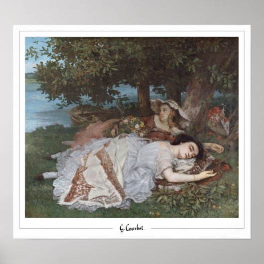 Poster Gustave Courbet Beaux-Arts #96 (Devant)