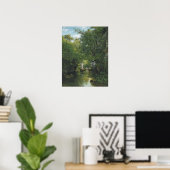 Poster Gustave Courbet - Bremen Creek 1866 (Bureau à domicile)