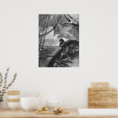 Poster Gustave Dore Engraving Rime de l'ancien marin (Cuisine)