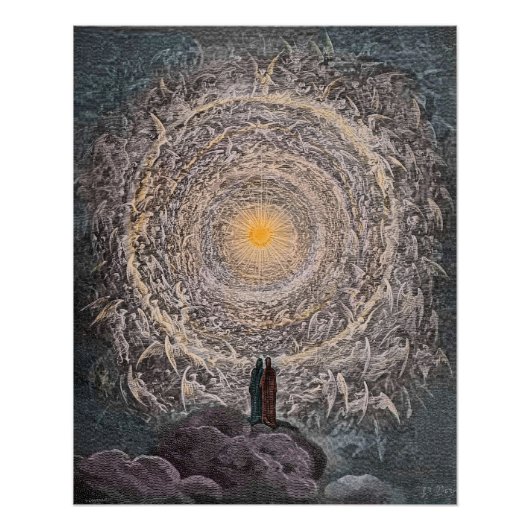 Poster Gustave Dore La Divine Comédie (Devant)