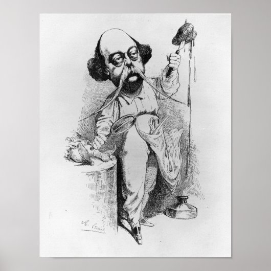 Poster Gustave Flaubert Dissection Madame Bovary (Devant)