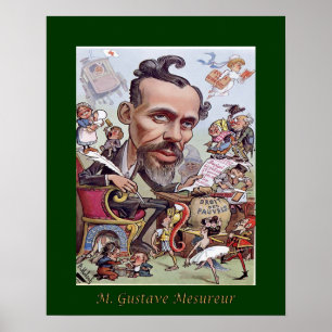 Poster Gustave Mesureur ~ École de soins infirmiers fondé