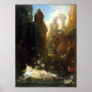 Poster Gustave Moreau The Infant Moses
