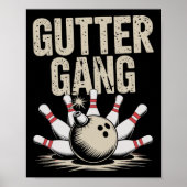 Poster Gutter Gang Bowling 1  (Devant)