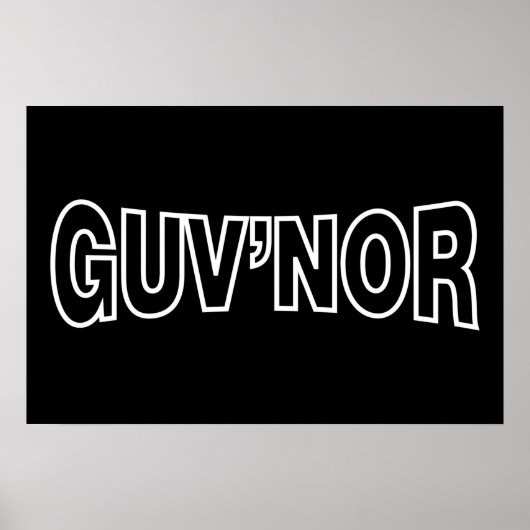 POSTER GUV'NOR (Devant)