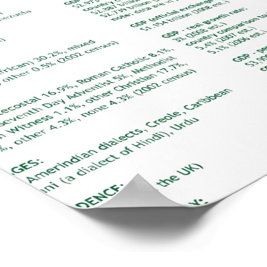 Poster Guyana (Coin)