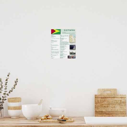 Poster Guyana (Cuisine)