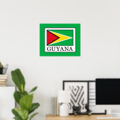 Poster Guyana (Bureau à domicile)