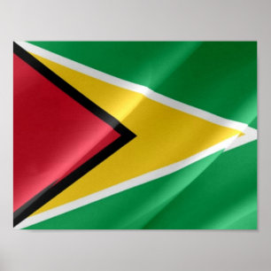 Poster Guyana - Drapeau -