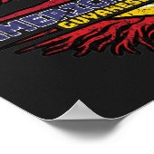 Poster Guyane Guyane États-Unis États-Unis Arbre (Coin)