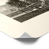 Poster Guysville, OH Carte panoramique - 1875 (Coin)
