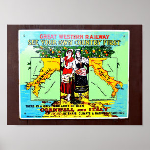 Poster GWR découvrez d'abord votre propre pays