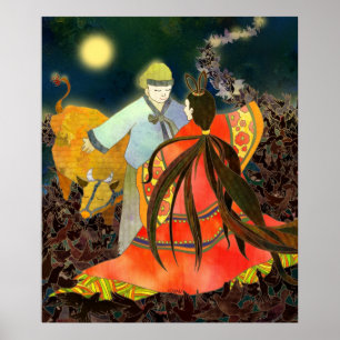 Poster Gyeonwu & Jiknyeo : L'histoire de Chilseok en Coré