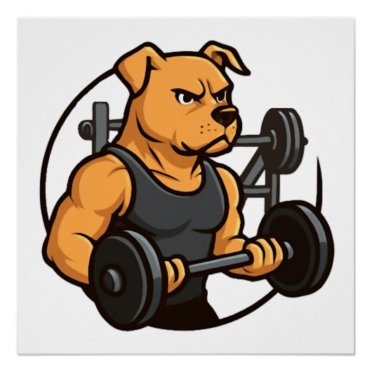 Poster Gym Alpha Dog Puissance Déchaînée (Devant)