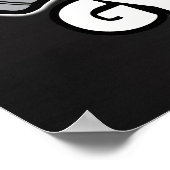 Poster Gym Cat - Motivation de l'entraînement (Coin)