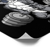 Poster Gym Koala Bodybuilding (Coin)