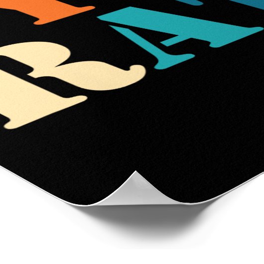 Poster Gym Lover entraînement Bodybuilding Retro Alphabet (Coin)