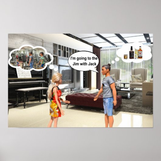 Poster Gym or Jim. (Devant)