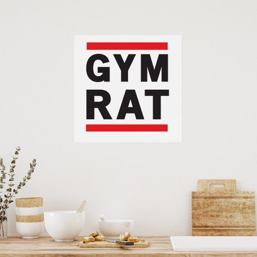 Poster Gym Rat (Cuisine)