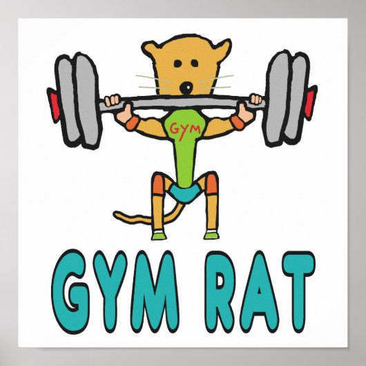 Poster Gym Rat (Devant)