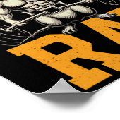 Poster Gym Rat Signification Gym Rat Costume Poids Liftin (Coin)