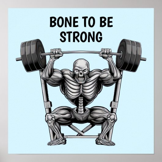 Poster Gym Skeleton (Devant)