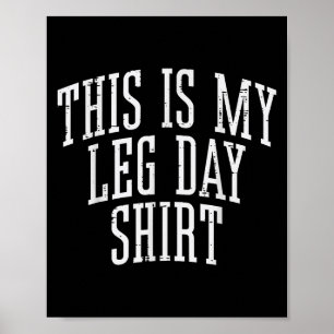 Poster Gymnase C'Est Ma Chemise Jour Jour Jeu Fantastique