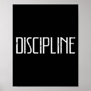 Poster Gymnase Discipline Exercice Fitness Motivational H
