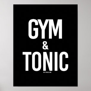 Poster Gymnase et tonique -- Humour de gymnase - .png