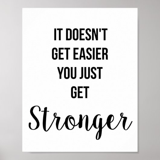 Poster Gymnase, Exercice, Citation Motivationnelle (Devant)