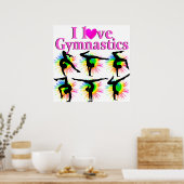 POSTER GYMNAST CUIT ET ADORABLE (Cuisine)