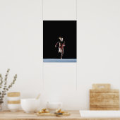 Poster Gymnaste (12-13) sur tapis (Cuisine)