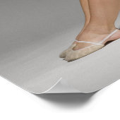 Poster Gymnaste féminin étirement, studio photo 2 (Coin)