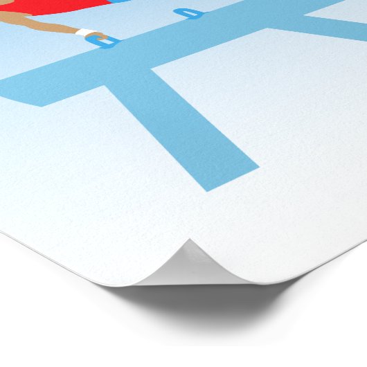 Poster Gymnaste masculin sur Pommel Horse (Coin)