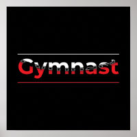 Gymnaste - Mot minimaliste moderne de gymnastique