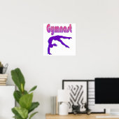 Poster Gymnaste Power Tumbling Purple Metallen (Bureau à domicile)