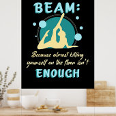 Poster Gymnaste Vous-Même Sur Le Sol (Cuisine)