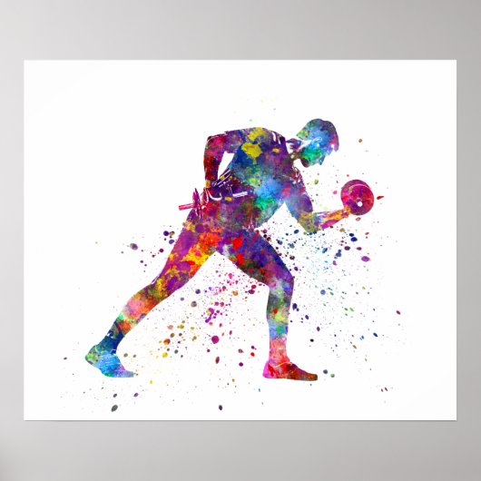 Poster gymnastics exercise (Devant)