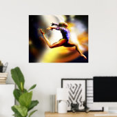 Poster Gymnastique (Bureau à domicile)