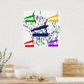 POSTER GYMNASTIQUE (Cuisine)