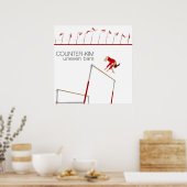 Poster Gymnastique - Compétence inégale en Barre (Cuisine)