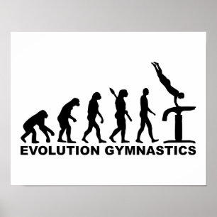 Poster Gymnastique de l'évolution