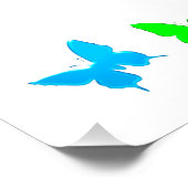 POSTER GYMNASTIQUE FILLE DESIGN INSPIRATIONNEL (Coin)