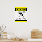 Poster Gymnastique Je Pouvais Tourner En Tout Temps Poste (Cuisine)