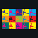 Poster Gymnastique Pop Art<br><div class="desc">Gymnastique Pop Art. Si la gymnastique est votre passe-temps, votre profession ou votre obsession, montrez-la avec de grands t-shirts, des tasses, des autocollants et plus encore. Ce sont aussi de grands cadeaux pour les autres fans de Gymnastique !</div>