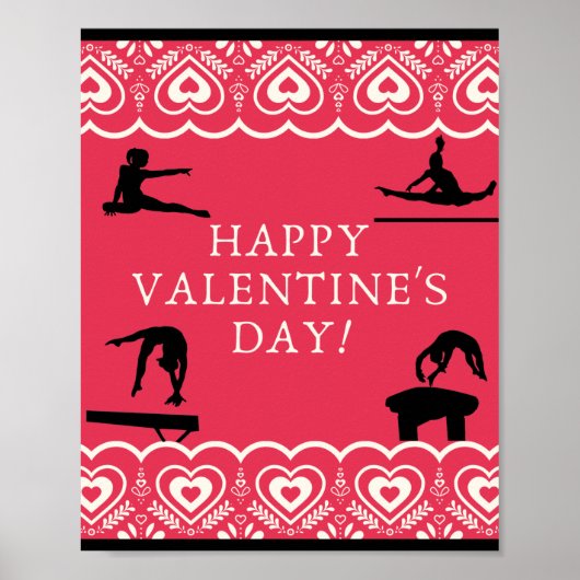 Poster Gymnastique Saint Valentin (Devant)