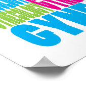 Poster Gynécologie colorée (Coin)